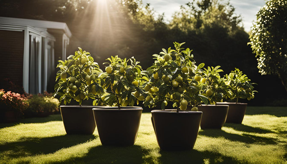 L'exposition idéale pour vos arbres fruitiers en pot