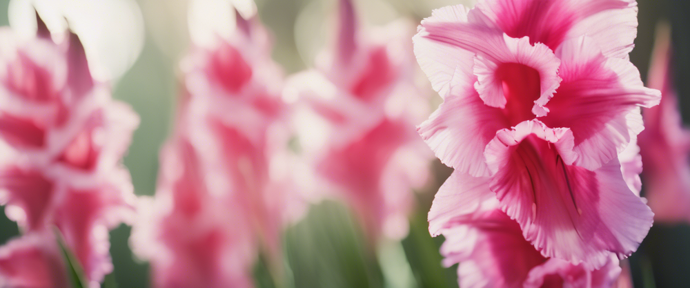 Les plus belles variétés de glaïeuls roses