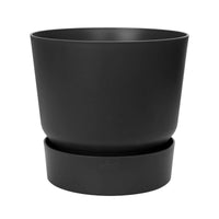 Pot de fleurs Elho Greenville noir - 1x Diamètre 47 x Hauteur44 cm - Nouveaux pots de fleurs - undefined