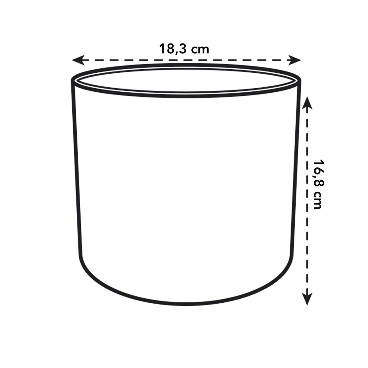 Vente Cache-pot B for soft rond rose ELHO -
