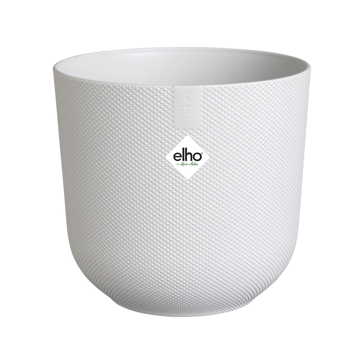 Cache pot Jazz rond Blanc soie ELHO - Bakker