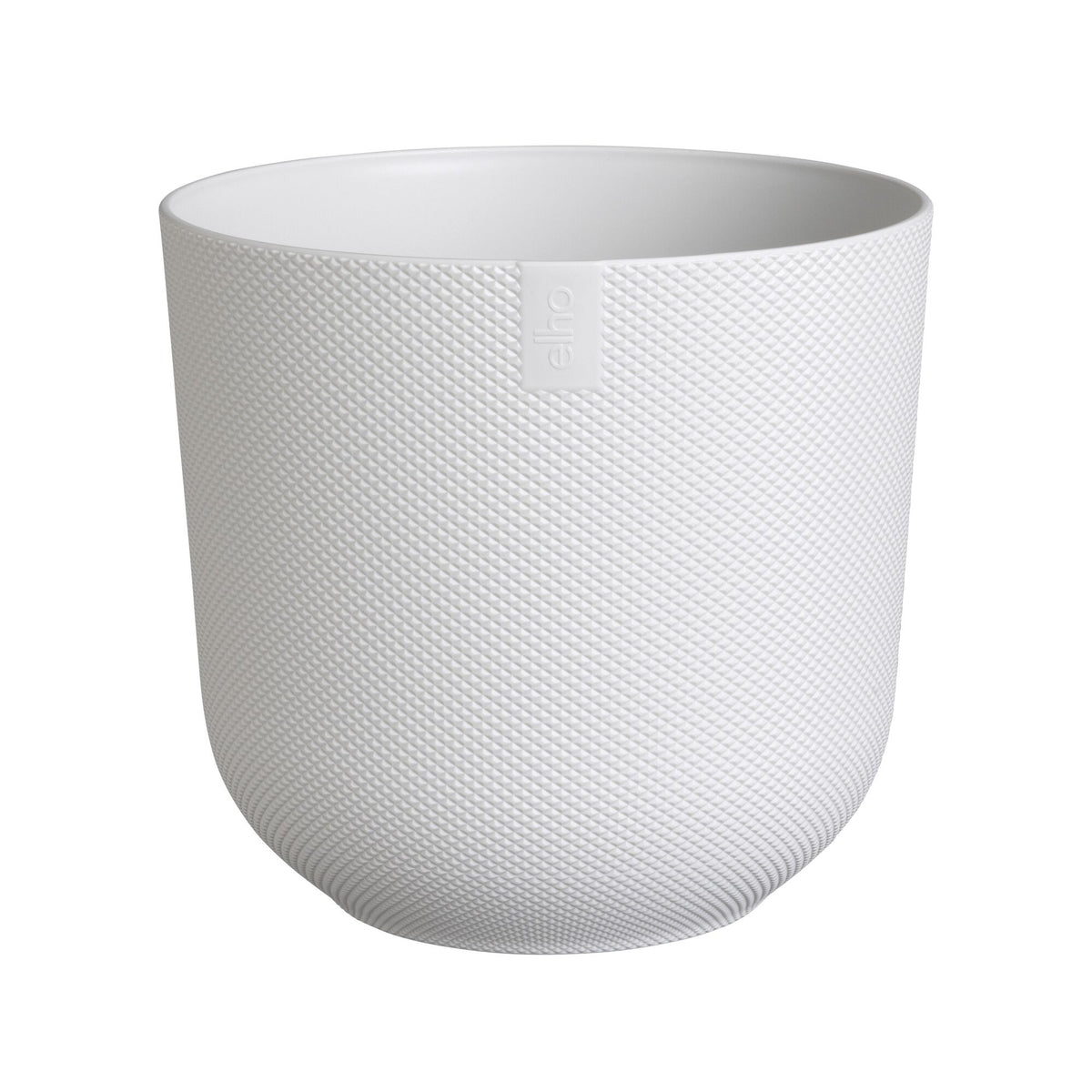 Cache pot Jazz rond Blanc soie ELHO - - Bakker