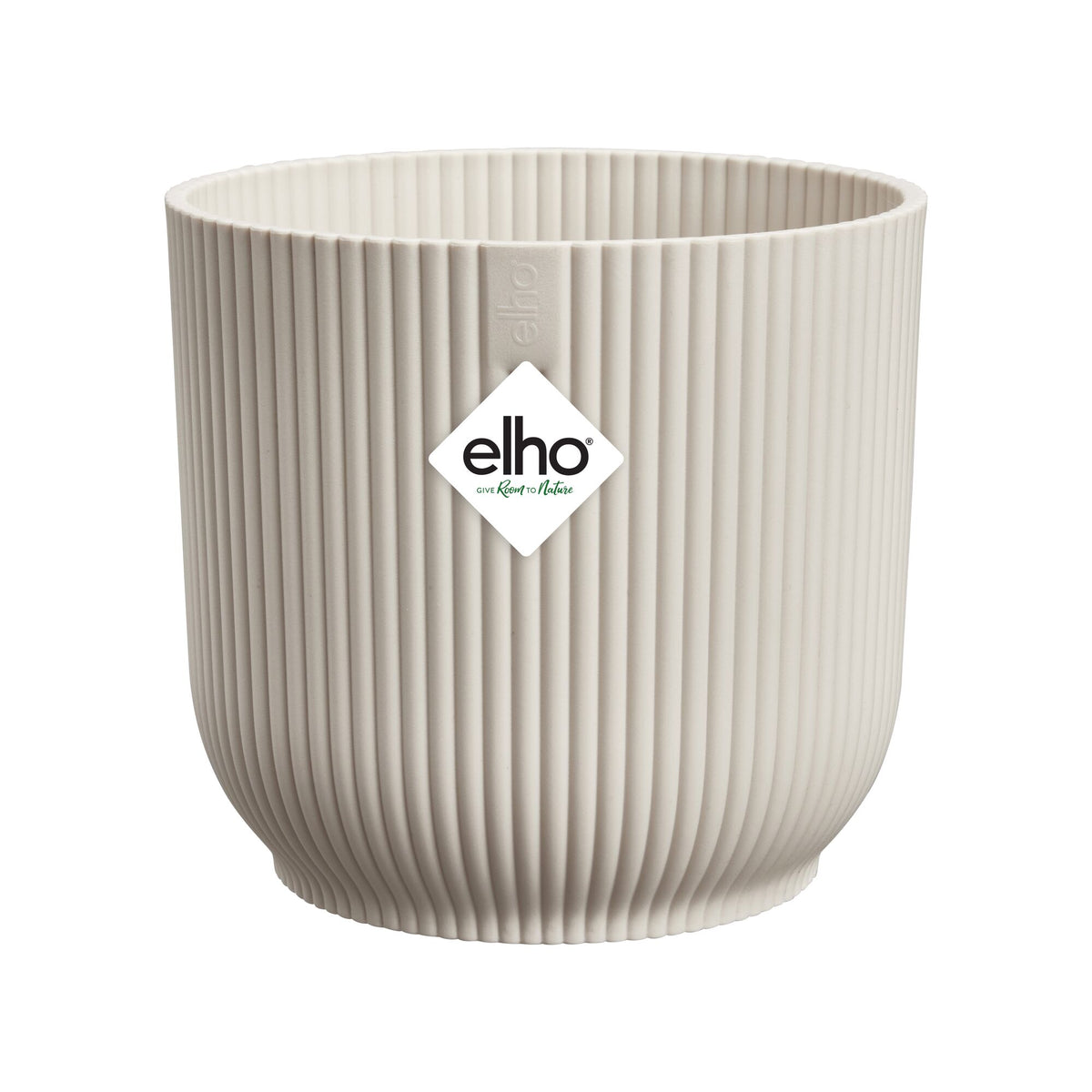 Cache-Pot Vibes fold rond Blanc lin ELHO - Bakker