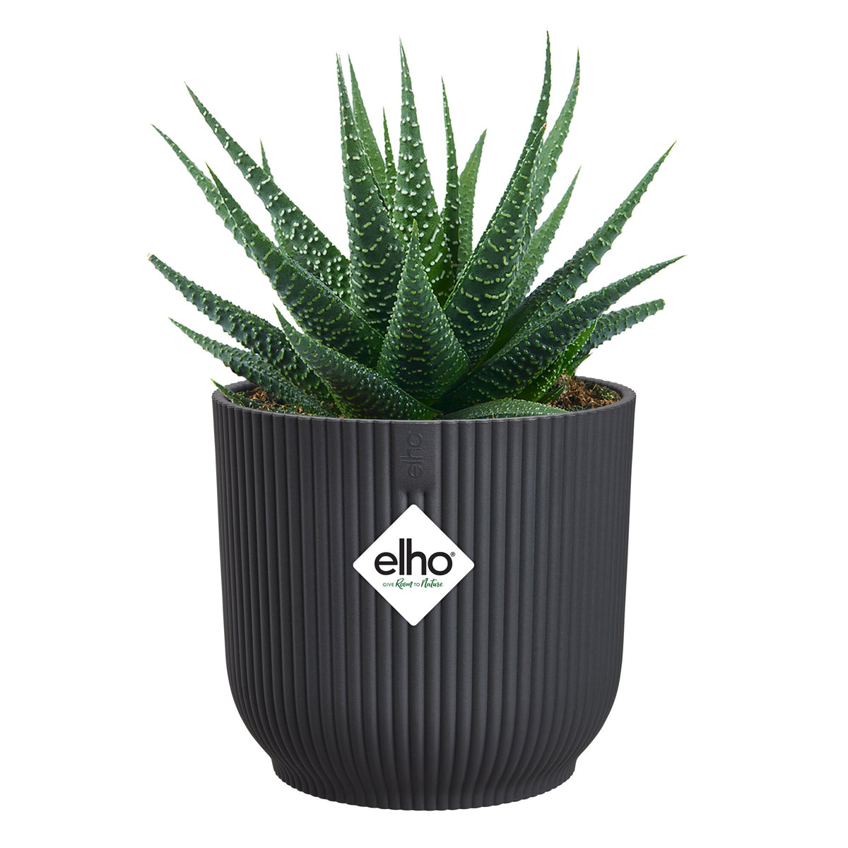 Cache-Pot Vibes fold rond Anthracite ELHO - - Bakker