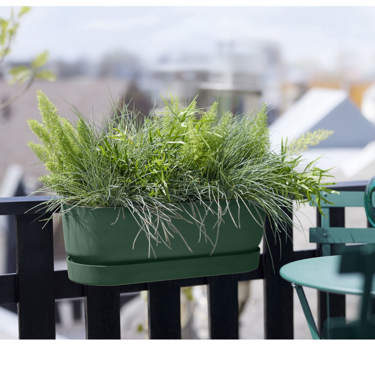 Elho Balconnière Greenville Leaf green - Bakker
