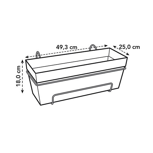 Vente Elho Balconnière Loft urban anthracite -