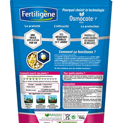 Engrais osmocote rosiers et arbustes à fleurs FERTILIGENE - Bakker