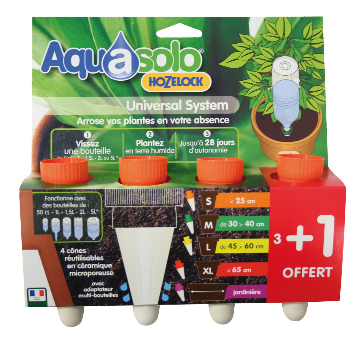 4 Cônes d’arrosage Aquasolo S HOZELOCK - Bakker