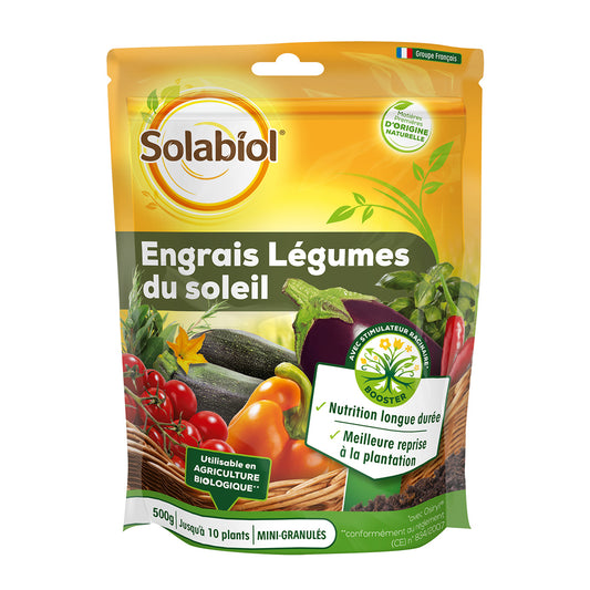 Engrais plantes et légumes du soleil SOLABIOL - Bakker