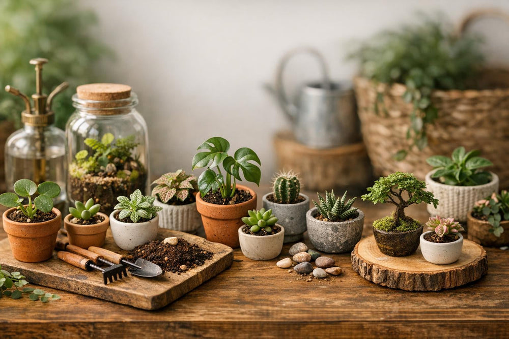 Baby plants et mini plantes : comment entretenir ces petits formats fragiles ?