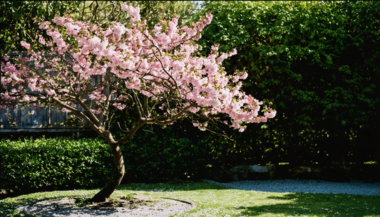 Créez une ambiance féerique dans votre jardin avec le cerisier du Japon