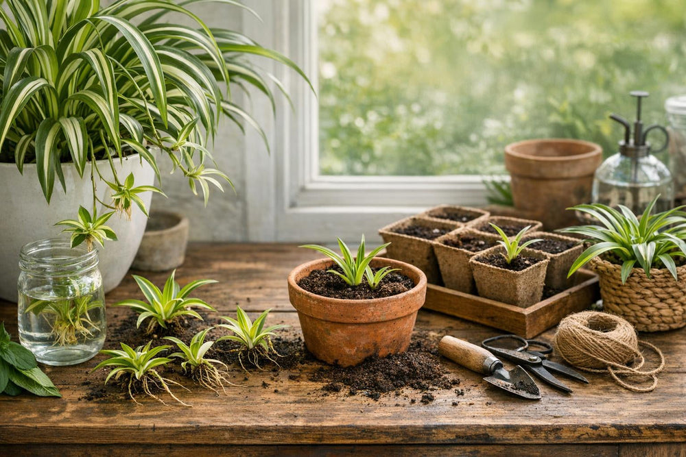 Bouturer un chlorophytum : comment multiplier ses "bébés" à l'infini ?