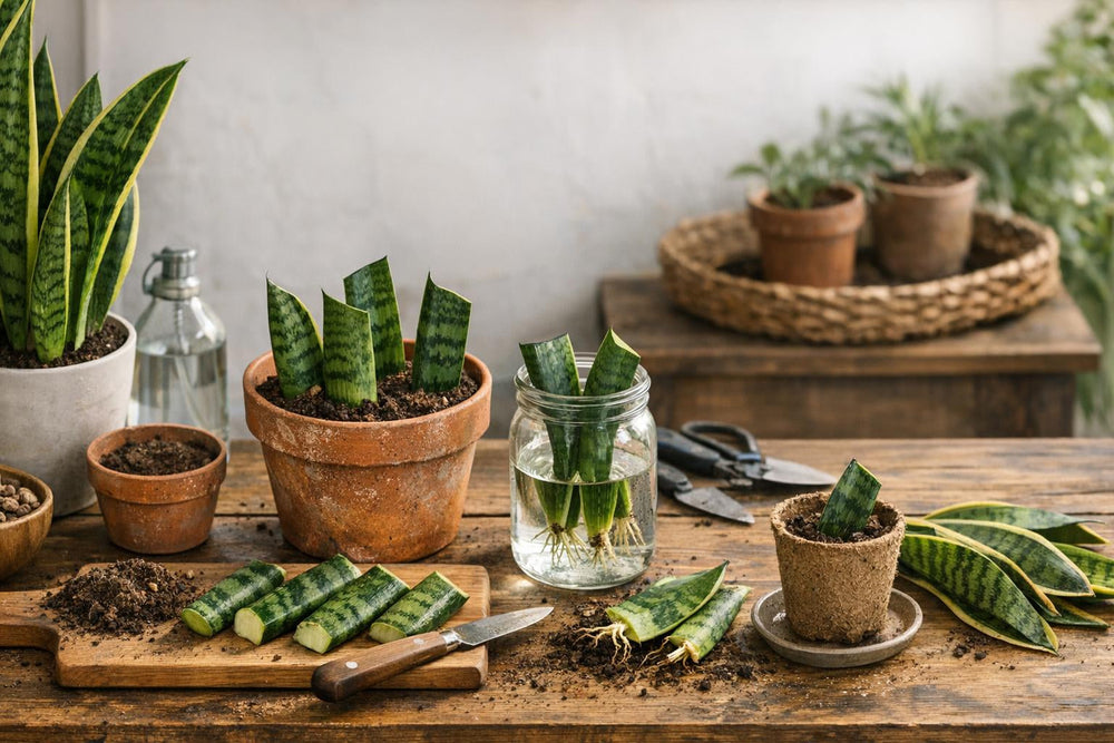 Bouturer une Sansevieria : tuto facile à partir d'une simple feuille
