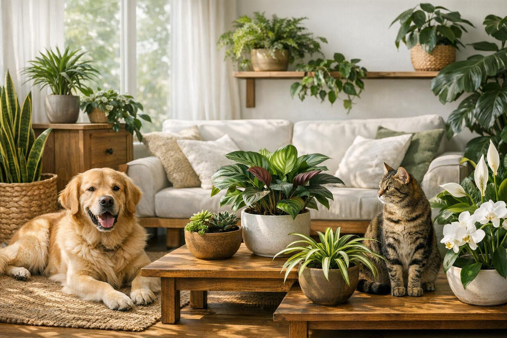 Chat & chien : le guide ultime des plantes d'intérieur non toxiques pour une cohabitation sereine