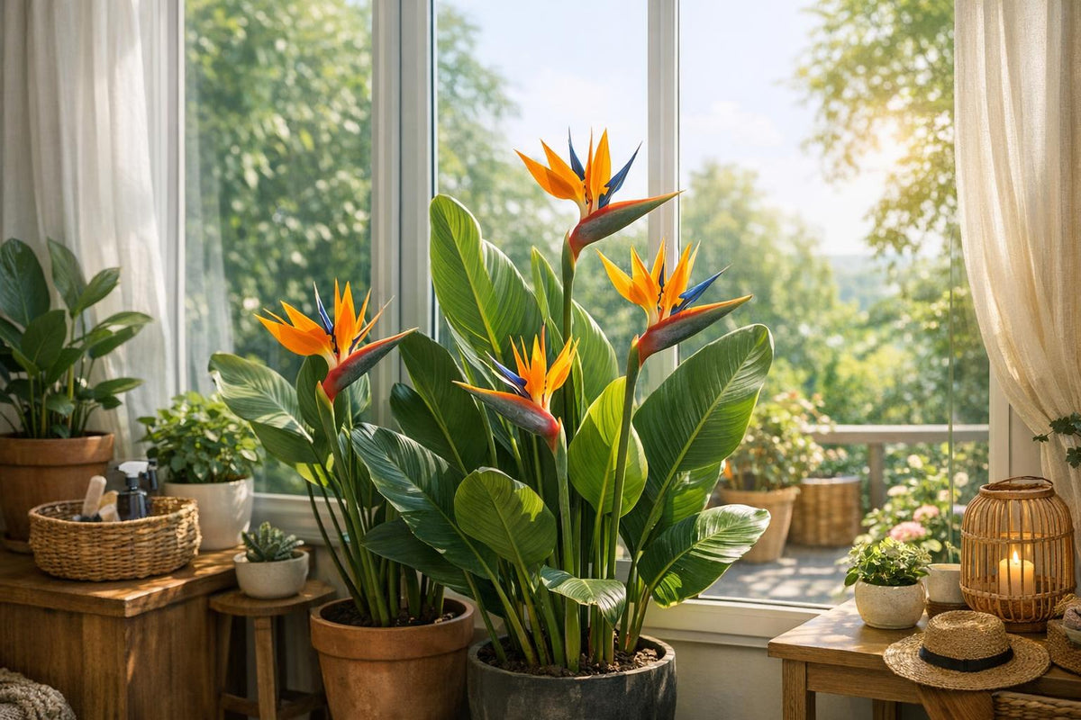 Comment faire fleurir un oiseau de paradis en intérieur ? (patience et soleil)