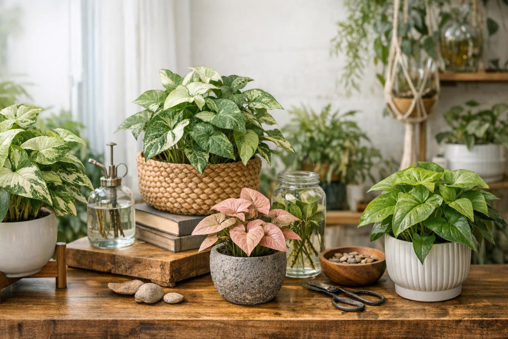 Entretien du syngonium (pattes d'oie) : la plante facile qui pousse à vue d'œil