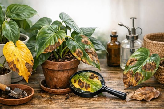 Feuilles jaunes ou taches brunes sur mon philodendron : que se passe-t-il ?