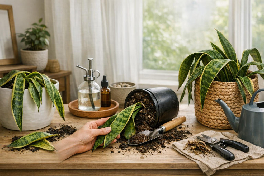 Feuilles molles ou qui tombent : comment sauver votre sansevieria ?