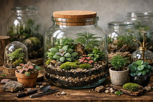 Fittonia, asparagus : quelles petites plantes choisir pour un terrarium fermé ?