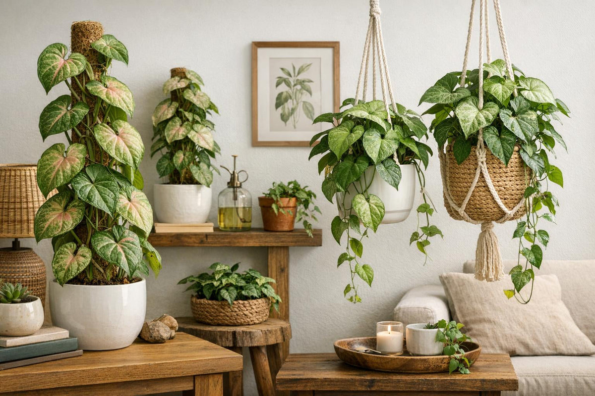 Grimpant ou retombant : comment styliser votre syngonium ?