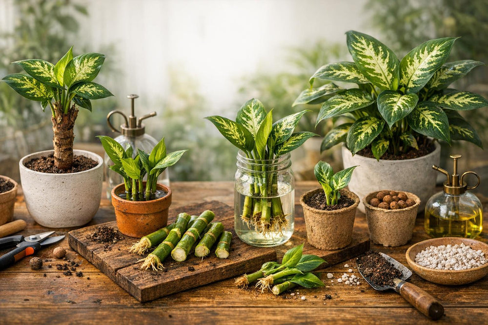 Mon dieffenbachia est dégarni à la base : comment le bouturer et le rajeunir ?