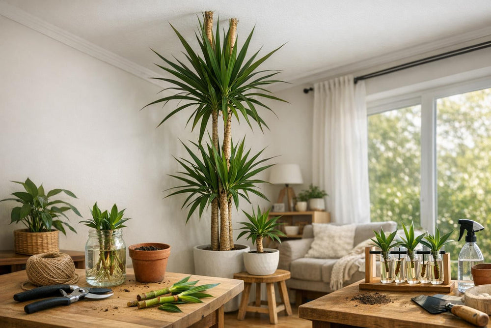 Mon dracaena touche le plafond : comment le tailler et le bouturer ?