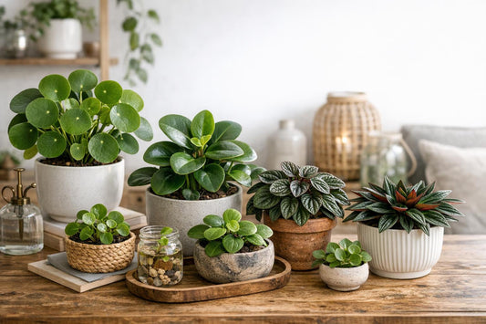 Pilea et Peperomia : les stars mignonnes et faciles des petits espaces