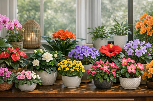 Plantes d'intérieur qui fleurissent toute l'année : notre sélection colorée