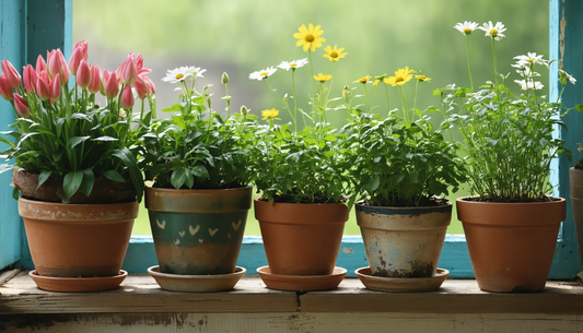 Plantez vos fleurs en pot pour une terrasse fleurie tout l'été