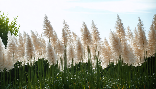 Plantez votre herbe de la pampa et profitez d'un résultat spectaculaire immédiatement.