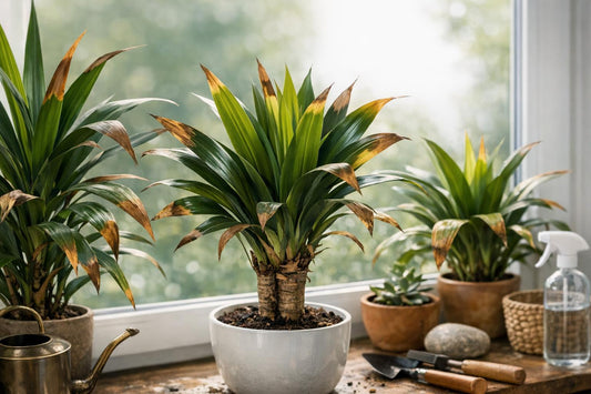 Pourquoi les feuilles de mon dracaena ont-elles les pointes brunes ou jaunes ?
