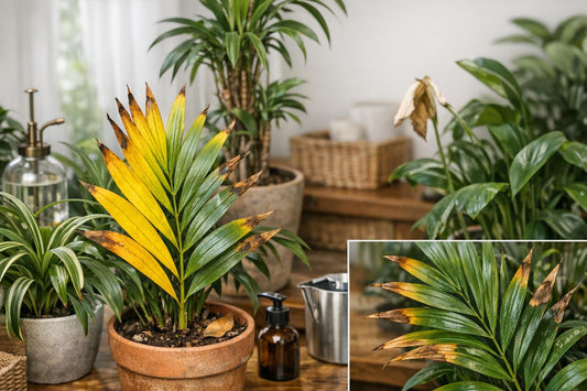 Pourquoi les feuilles de mon palmier jaunissent ou ont les pointes sèches ?