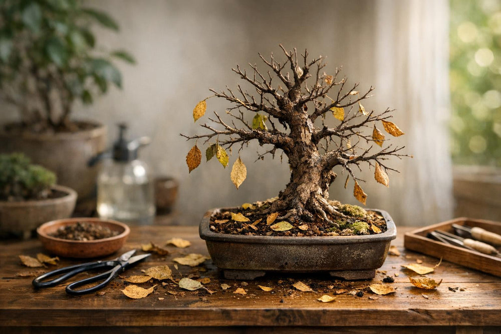 Pourquoi mon bonsaï perd-il ses feuilles ? (et comment le sauver)