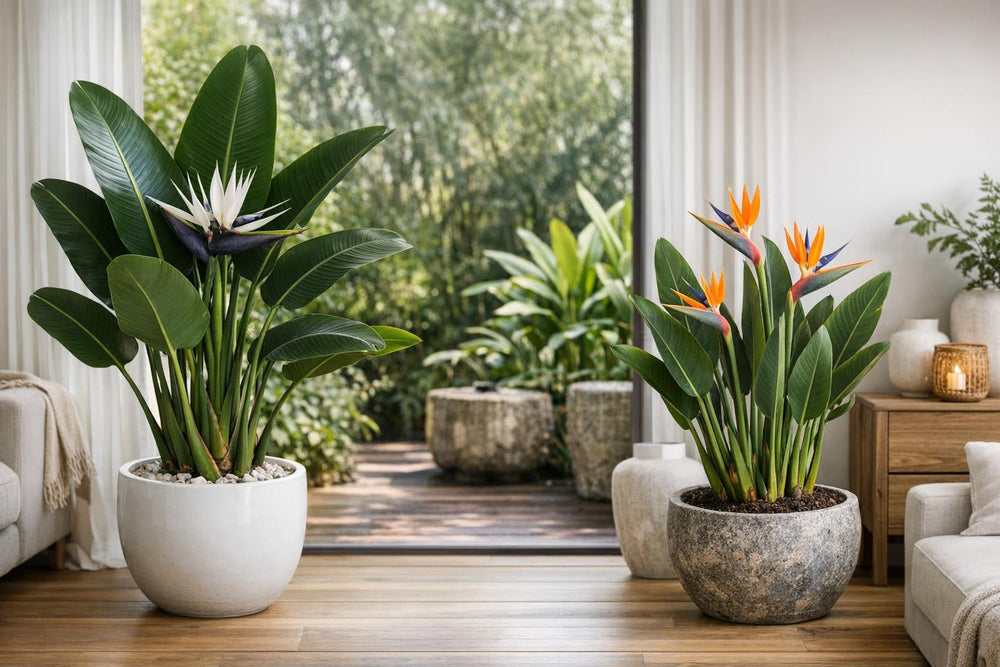 Strelitzia nicolai (géant) vs reginae (fleur) : lequel choisir pour votre intérieur ?