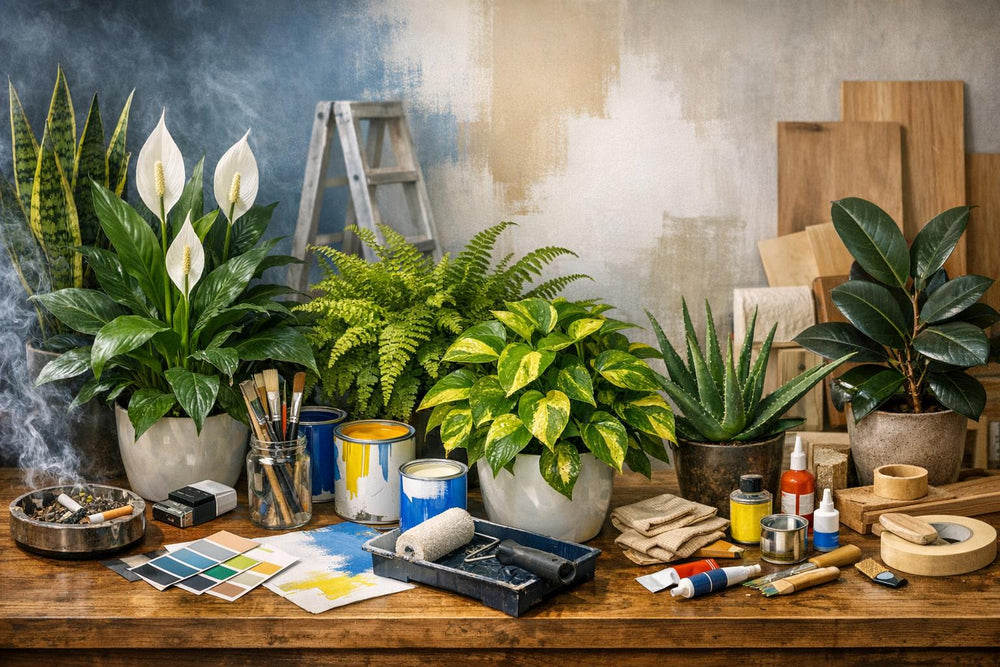 Tabac, peinture, colles : quelle plante absorbe quel polluant ?  Bakker.com