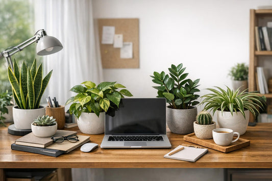 Télétravail et études : quelle plante facile poser sur son bureau ?