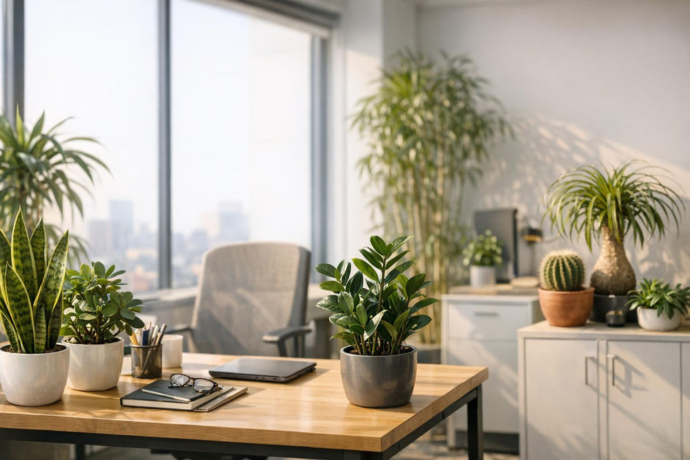 Vacances et week-end : quelles plantes survivent seules quand le bureau est fermé ?