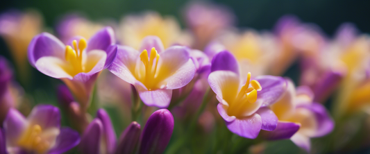 Lumière idéale pour fresias