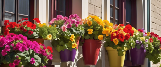 Fleurs annuelles idéales pour balcon