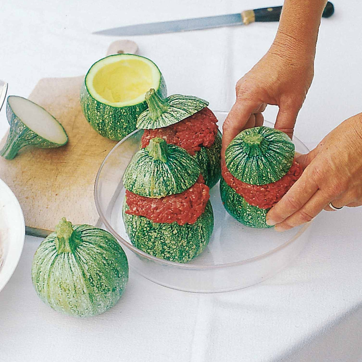 Graines de courgettes - Courgette De Nice à fruits ronds - Cucurbita pepo de nice à fruits ronds