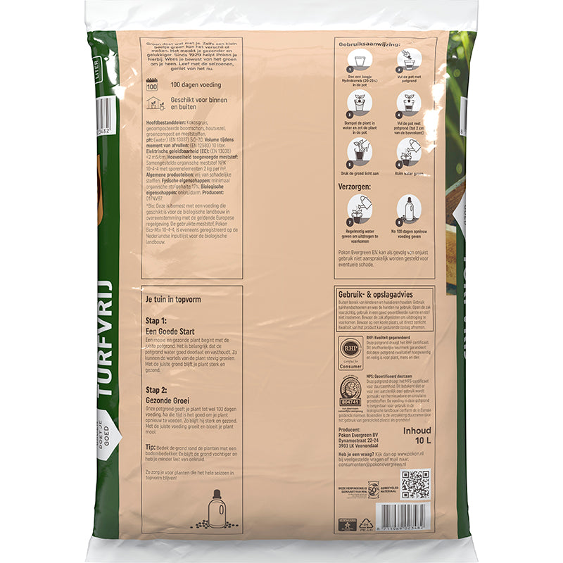 Pokon terreau universel bio MPS RHP -  - Bakker