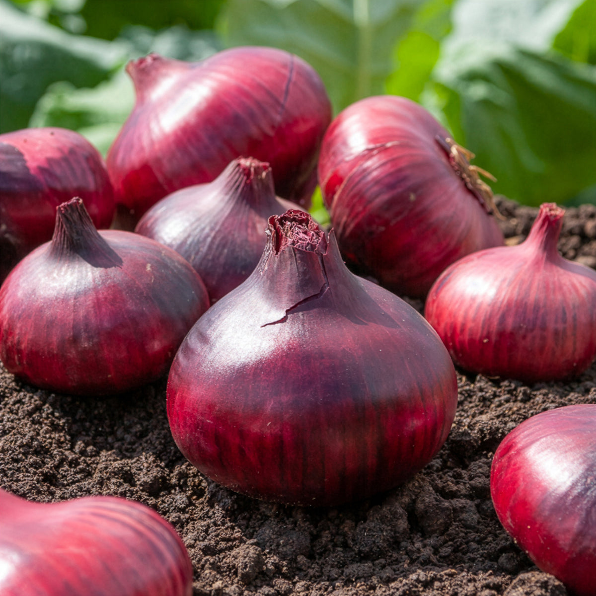 Bulbes d'oignons - Collection de 3 Oignons: Snowball, Stuttgart, Brunswick - Allium cepa snowball, stuttgart, brunswick