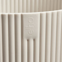 Pots d'intérieur et cache-pots - Cache-Pot Vibes fold rond Blanc lin ELHO - 