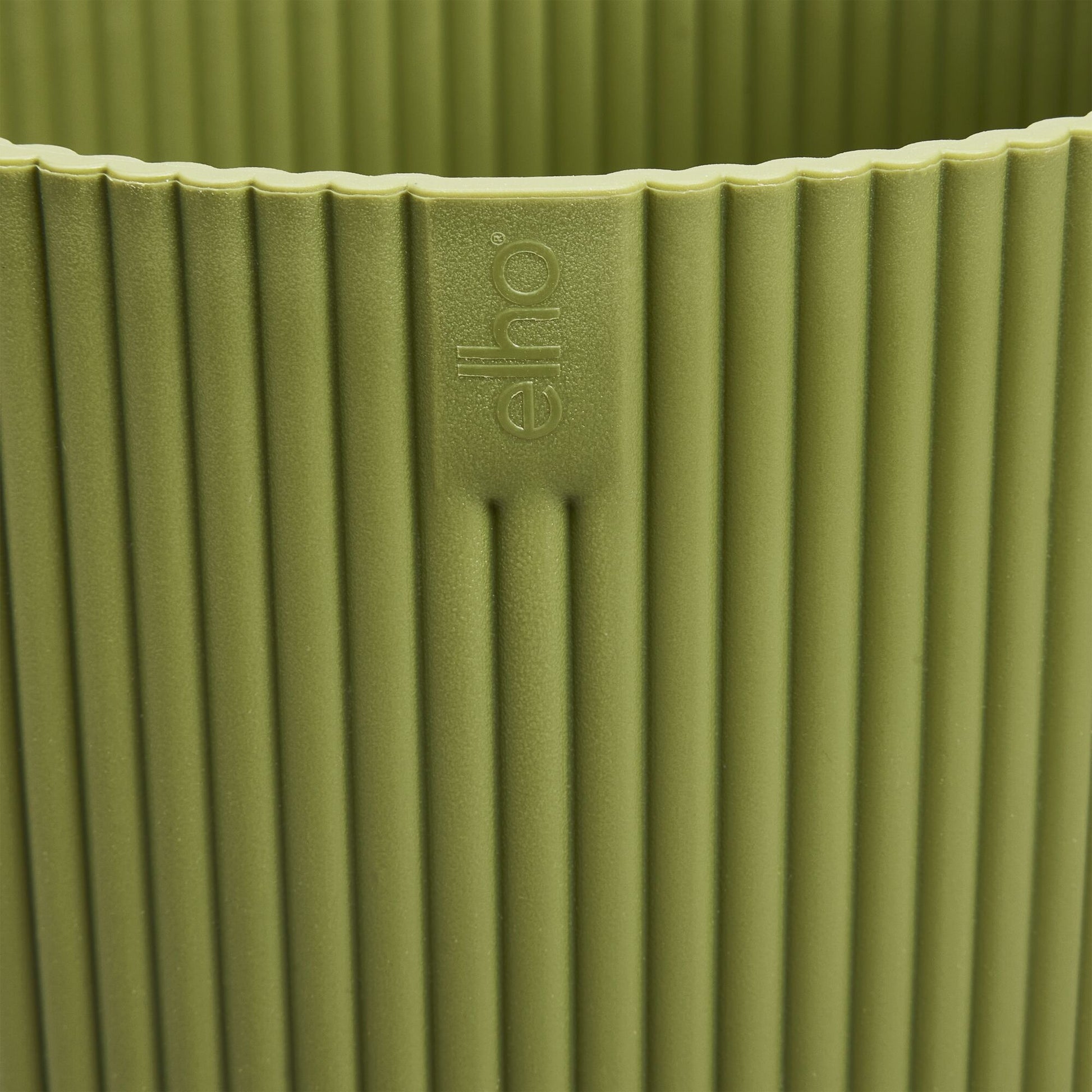  - Cache-Pot Vibes fold rond Vert fougère ELHO - Pots d'intérieur et cache-pots