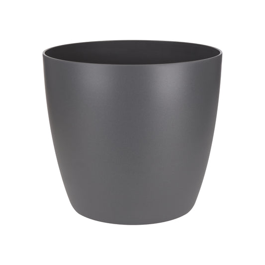 Elho Pot Brussels rond anthracite - Bakker