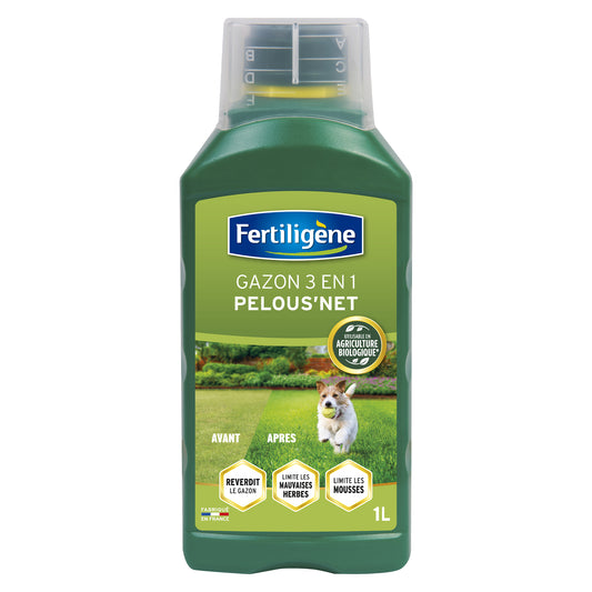 Engrais gazon liquide 3 en 1 FERTILIGENE - Bakker