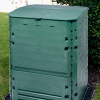 Composteur Thermo-king vert avec grille de fond