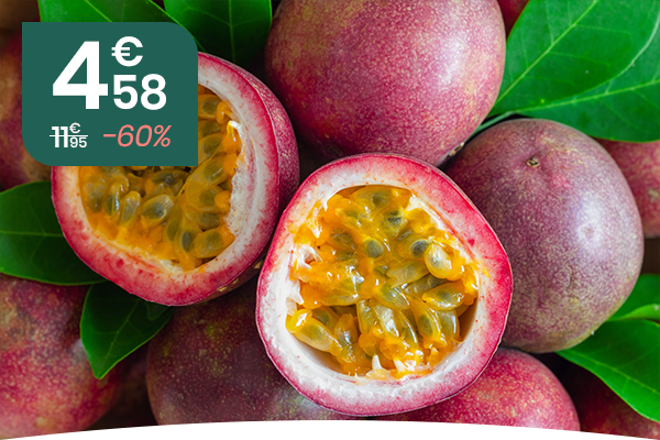 Le Fruit de la passion ‘Frederick’ est à -60% soit 4.58€ au lieu de 11.45€ !
