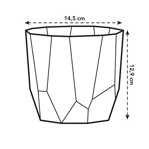 Elho Cache-pot B for rock gris - Bakker.com | France