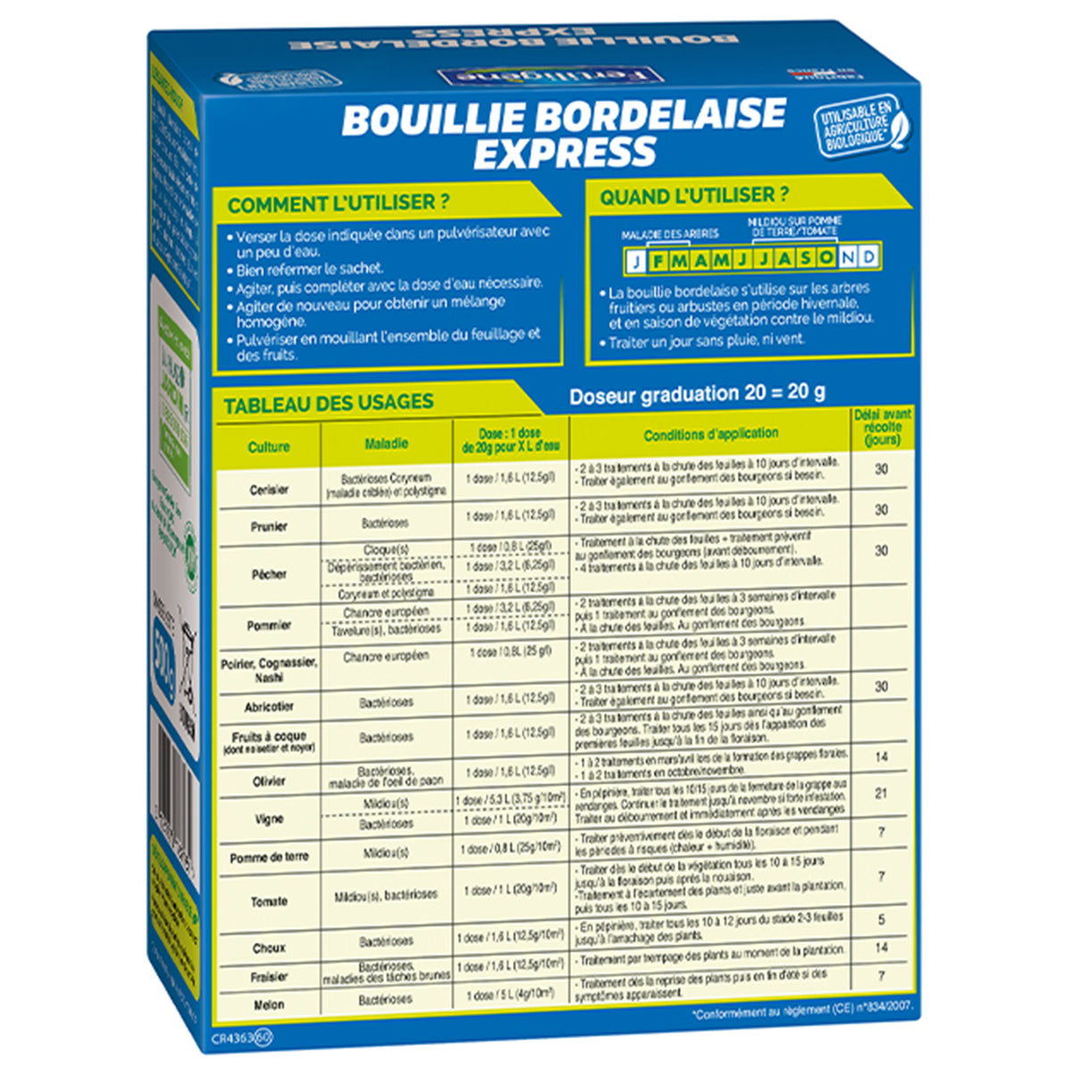 Bouillie bordelaise express FERTILIGENE -  - Bakker